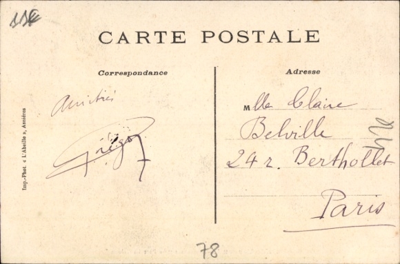 CPA Verneuil-sur-Seine, Restaurant Pere La Galette