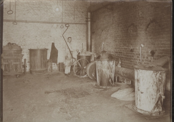 Original Foto Oberschlesien Zabrze (ehem. Hindenburg), Brauerei, um 1900