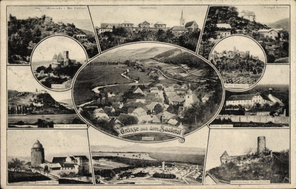 Hammelburg camp in Lower Franconia, Bavaria, Hammelburg camp, Saale valley