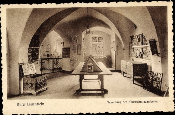 PC Lauenstein Ludwigsstadt in Upper Franconia, Lauenstein Castle, collection of ironwork