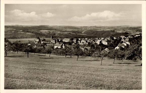 Postcard Freudenburg in the district of Trier, general view