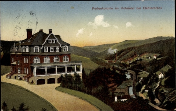 Postcard Dahlerbrück Schalksmühle im Sauerland, Ferienkolonie im Volmetal