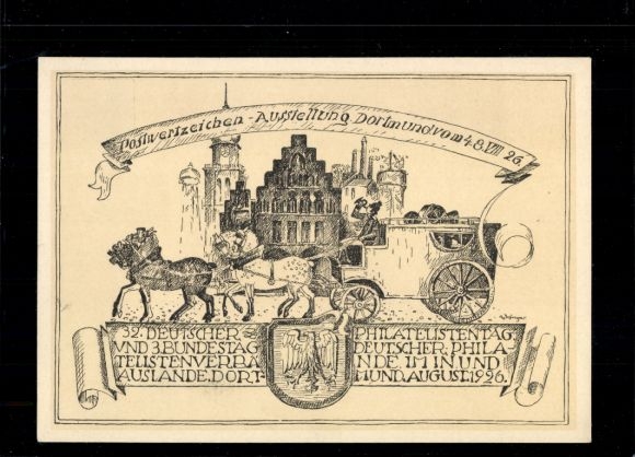 Postwaardestuk Ak 32e Duitse Filatelistendag 1926, PP 77 C6