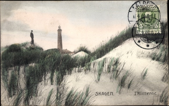 Postcard Skagen Dänemark, In the dunes