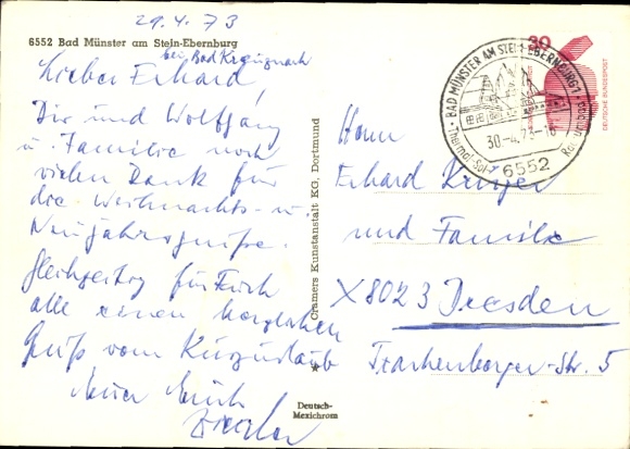 Ak Bad Münster am Stein Bad Kreuznach an der Nahe, Luftaufnahme der Stadt, Weinberge, Fluss, A...