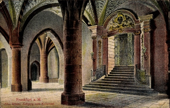KP Frankfurt nad Menem, Alter Römer, wejście do Kaisersaal