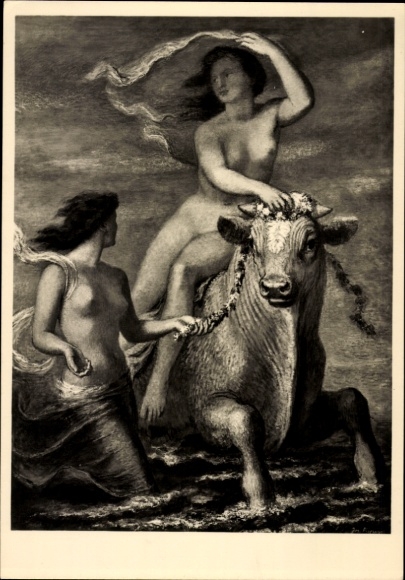 Künstler Ak Pieper, Josef, Europa, Frauenakt, HDK 508