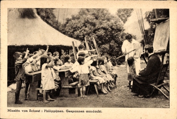 KP Philippines, Missions de Scheut, dzieci ze szkoły misyjnej