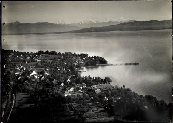 Ak Nonnenhorn am Bodensee, Fliegeraufnahme