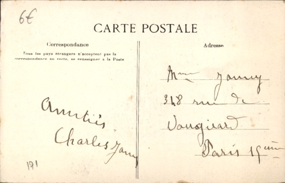 Postcard Le Plessis Robinson Hauts de Seine, the big tree, observation tower