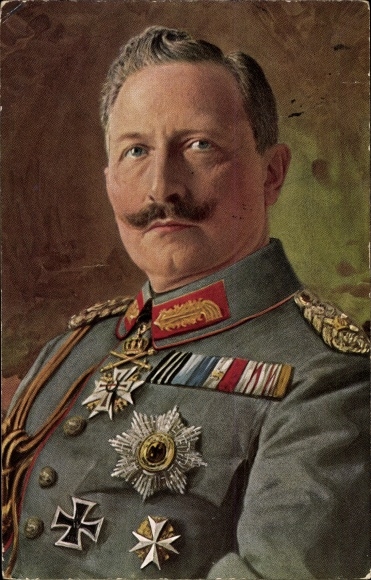 Artist PC Kaiser Wilhelm II., Portrait, Order