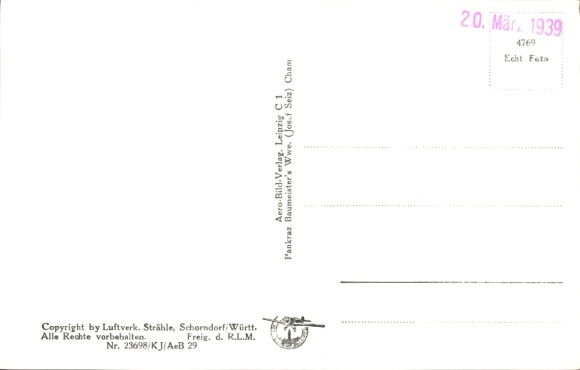 Postcard Cham in the Upper Palatinate, aerial photograph of Bavarian Ostmark, aerial photograph