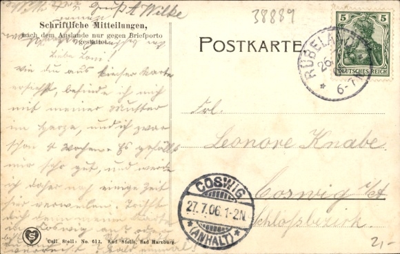 Postcard Rübeland Oberharz am Brocken, general view