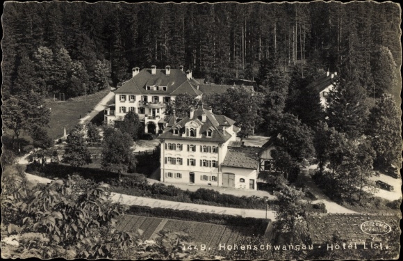 KP Hohenschwangau Schwangau w szwabskiej dzielnicy Ostallgäu, Hotel Lisl