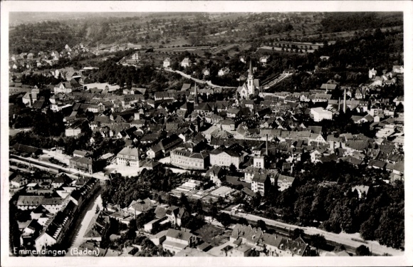 KP Emmendingen im Breisgau Baden, zdjęcie lotnicze