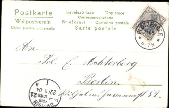 litho Gefeliciteerd Pinksteren, dwergen, vierende mensen