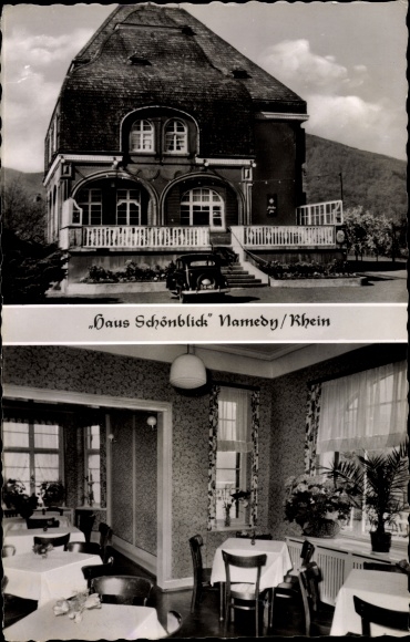 Postcard Namedy Andernach am Rhein, house Schönblick