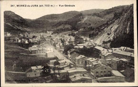 CPA Morez du Jura, vue generale
