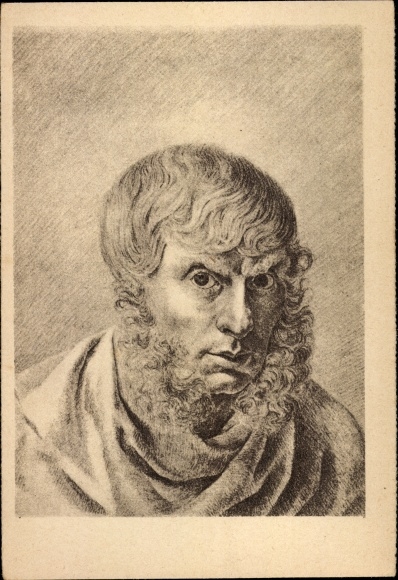 Artist PC Friedrich, Caspar, David, WHW, self-portrait