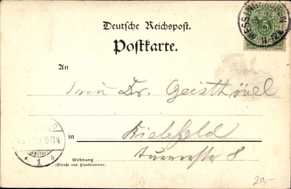 Chromo-Litho Ringelstein Harth Büren, Inn Waldlust