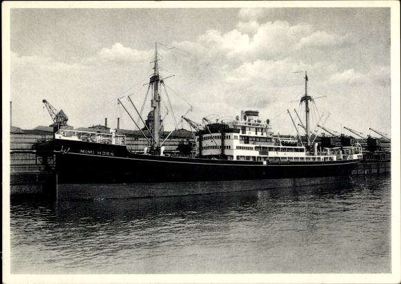 Ak-motorschip Mimi Horn, vrachtschip, Horn Line