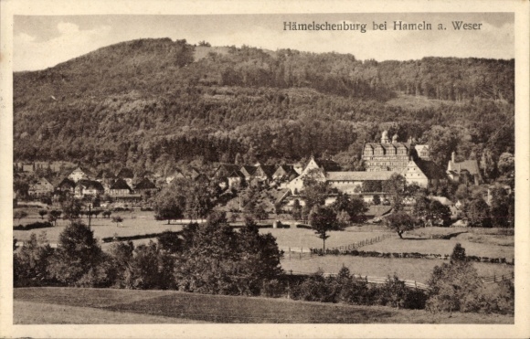Ak Hämelschenburg Amelgatzen Emmerthal im Weserbergland, Gesamtansicht