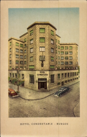 Postcard Burgos Castile and León, Hotel Condestable
