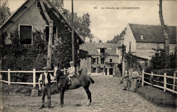 Ak Luzarches Val d’Oise, Moulin