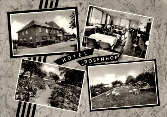 Ak Barum Lüneburger Heide Niedersachsen, Hotel Rosenhof