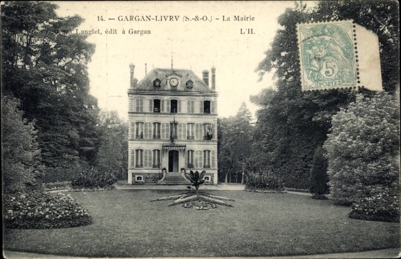 Ak Gargan-Livry Seine Saint Denis, La Mairie