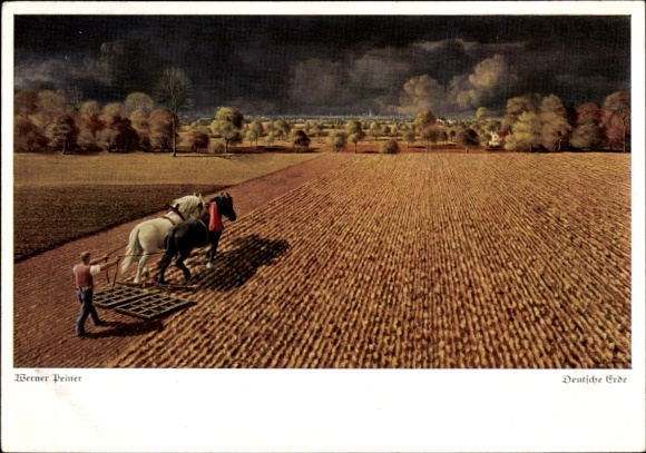 Artist Postcard Peiner, Werner, German Earth