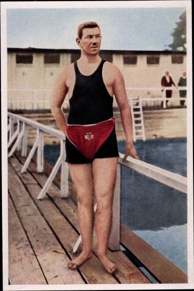 Collection picture Olympia 1936, Olympic Games St. Louis 1904, swimmer C. Rausch