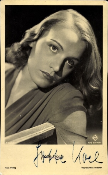 Postcard actress Lotte Koch, portrait