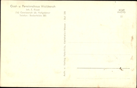 Postcard Bodenfelde on the Weser, Weserblick-Waldesruh