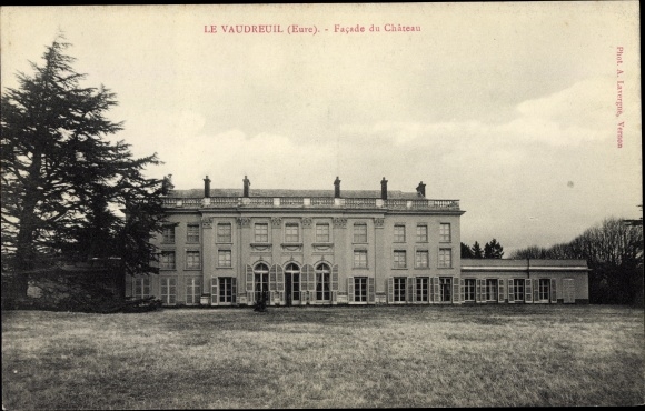 Postcard Le Vaudreuil Eure, The Castle
