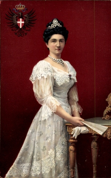 Artist Postcard Elena of Montenegro, Queen of Italy, portrait