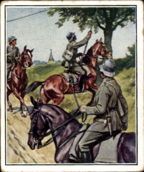 Sammelbild Das Reichsheer und seine Tradition 57 Reichsheer, 2. Preuß. Nachrichten Abteilung Stettin