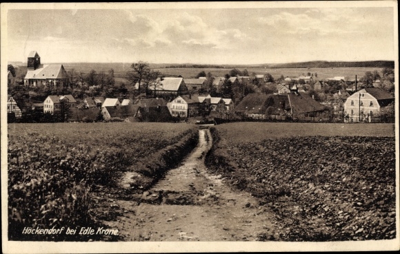 PC Höckendorf Klingenberg in the Eastern Ore Mountains, panorama