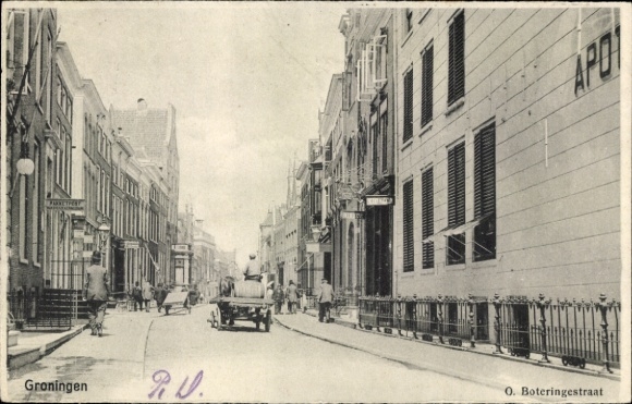 Ak Groningen Nederland, Boteringestraat