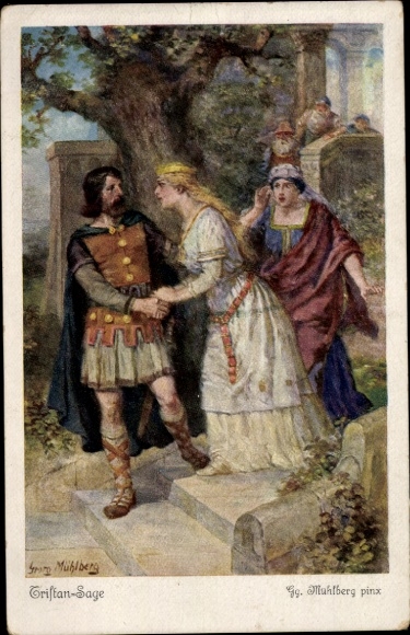 Kunstenaar Ak Georg Mühlberg, Tristan Sage, König Markes