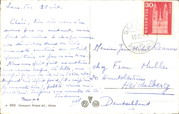Postcard Airolo Canton Ticino Switzerland, St Gotthard Hospice, marmots