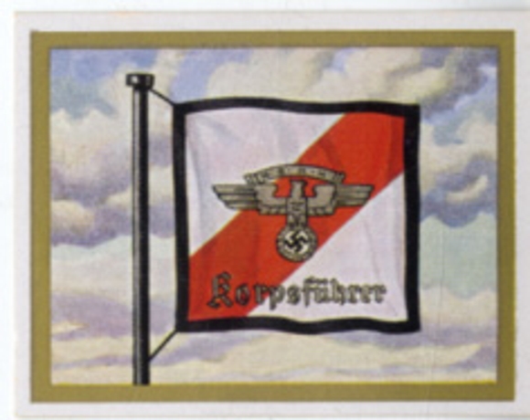 Sammelbild III. Reich Fahnen und Standarten Nr. 63, Buch 1, Kommandoflagge des Korpsführers NSKK