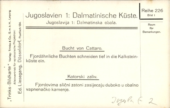 KP Montenegro, Boka Kotorska, Bocche di Cattaro, Zatoka Kotorska
