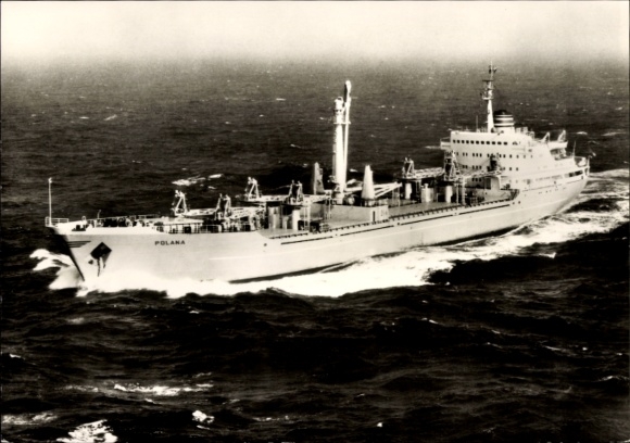 Postcard Motor Ship Polana, Deutsche Afrika Linien