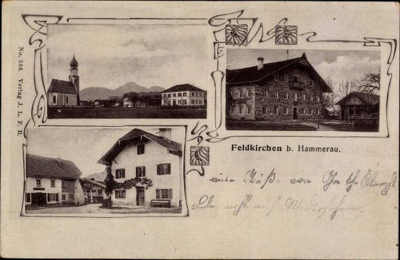 PC Feldkirchen Ainring in Upper Bavaria, church, local section, inn