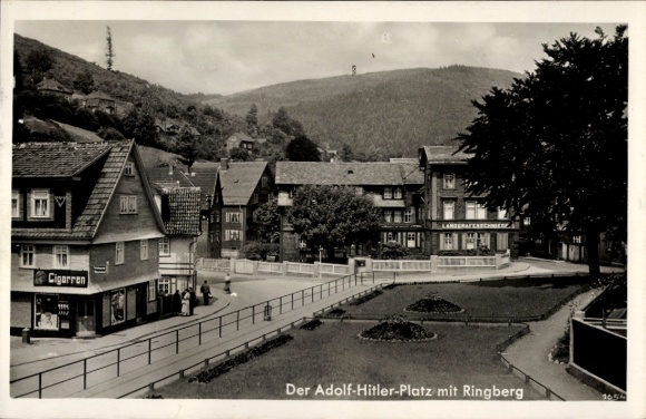 Ak Ruhla in Thüringen, Adolf Hitler-Platz, Ringberg