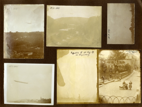 Photo album Greiz 85 original photos 1900-1922 Zeppelin flooding funeral Prince Heinrich XXII. re