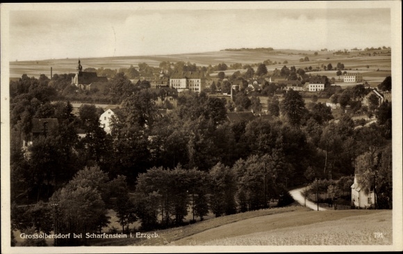 PC Grossolbersdorf in the Ore Mountains, general view
