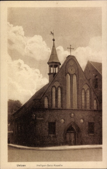 Postcard Uelzen in Lower Saxony, Holy Spirit Chapel