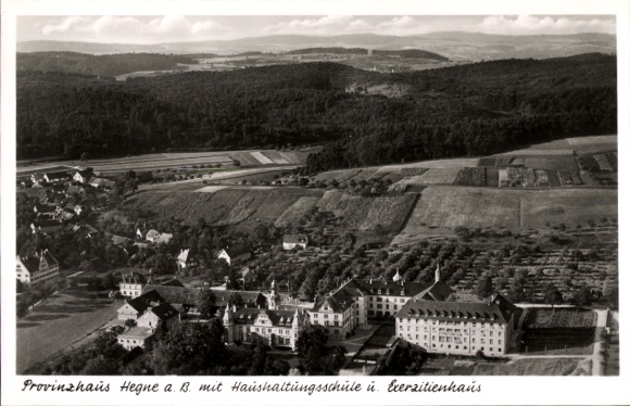 Ak Hegne Allensbach am Bodensee, Provinzhaus Hegne a. B., Haushaltungsschule, Exerzitienhaus